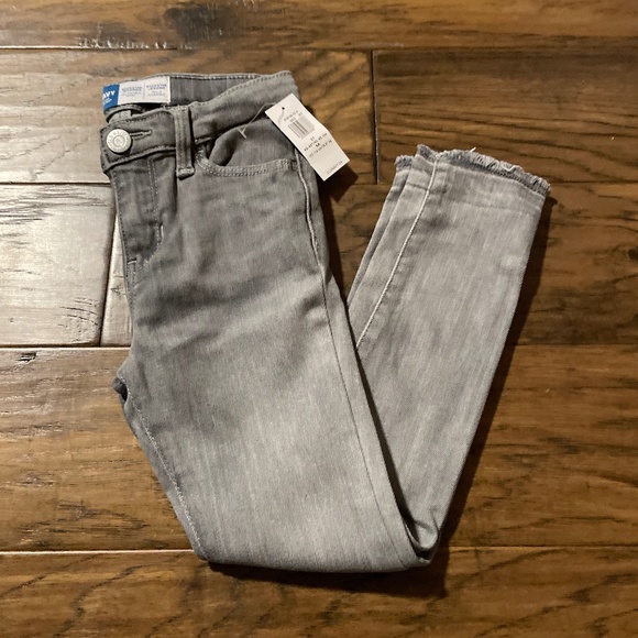 New Old Navy kids Rockstar skinny jeans grey 5T - Picture 1 of 10
